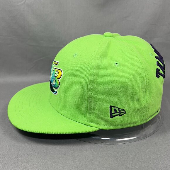 Tampa Bay Devil Rays MLB Snapback Cap Hat New Era 9fifty Green Cooperstown Mens - Picture 4 of 15
